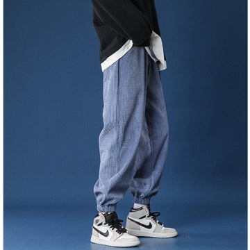 Aidase   Man Casual Tie Leg Straight Pants Woman Corduroy Solid Color Oversize Trousers Man Warm Korean Streetwear Pants 6 Color aidase-shop